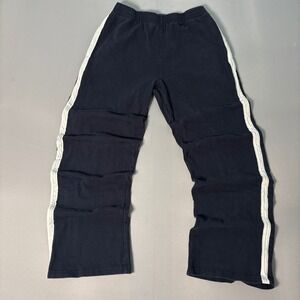 John Galt Navy Blue Side Stripe Sweatpants MCH002L-1025 Joggers